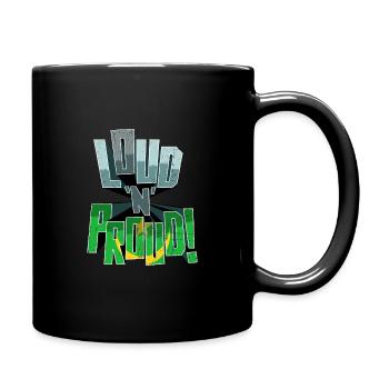 Mauritania Pride Loud N Proud - Full Colour Mug - black - Right
