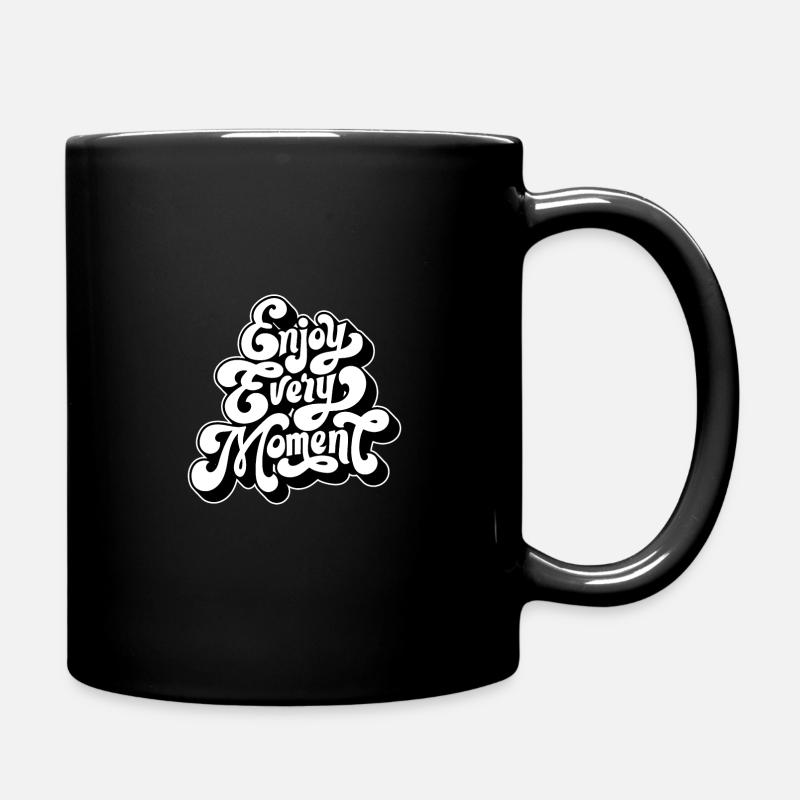 Philosophische Sprüche Lebensweisheit Lebens Spruc - Tasse einfarbig - Schwarz
