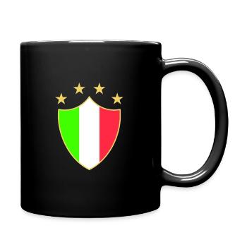 Italia fun - Tasse einfarbig - Schwarz - Rechts