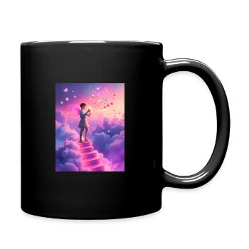 A Light in the Digital Void – Soul Over Screen - Full Colour Mug - black - Right