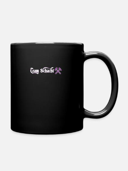 Erzgebirge Team Aue Schacht Fußball Geschenk Natur - Tasse einfarbig - Schwarz