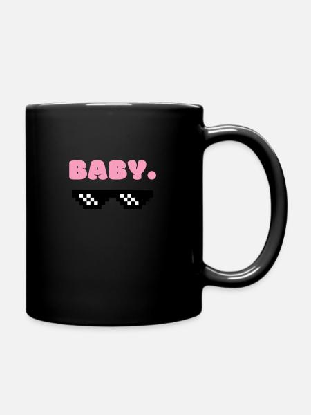 Bébé Drôle Meme Lunettes de soleil - Mug uni - noir