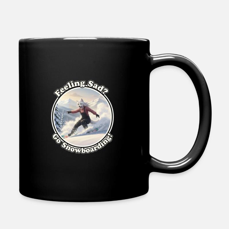 Fursona Freeride - Mug uni - noir