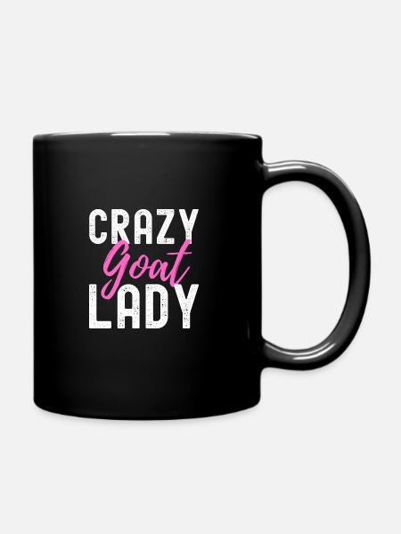 Ziege - Tasse einfarbig - Schwarz