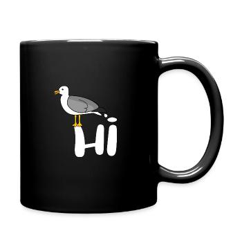 Seagull Hi - Seagull Hi - Seagull Pups - Full Colour Mug - black - Right
