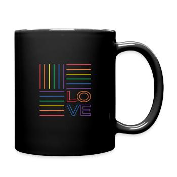 LGBT Pride - Full Colour Mug - black - Right
