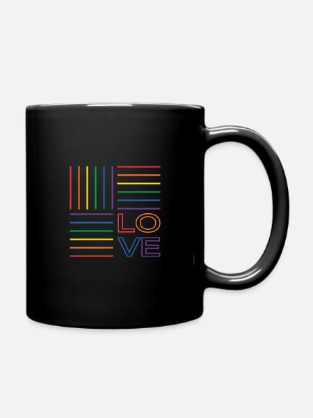 LGBT Pride - Tasse einfarbig - Schwarz