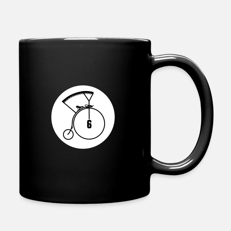 Dorf-Logo, Nummer 6 - Tasse einfarbig - Schwarz