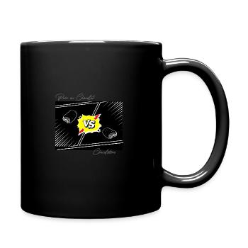 Pain au chocolat ou Chocolatine - Mug uni - noir - Droite