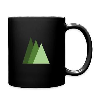 Peak Green - Tasse einfarbig - Schwarz - Rechts