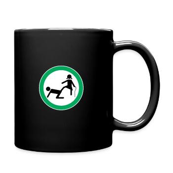 Devot - Tasse einfarbig - Schwarz - Rechts