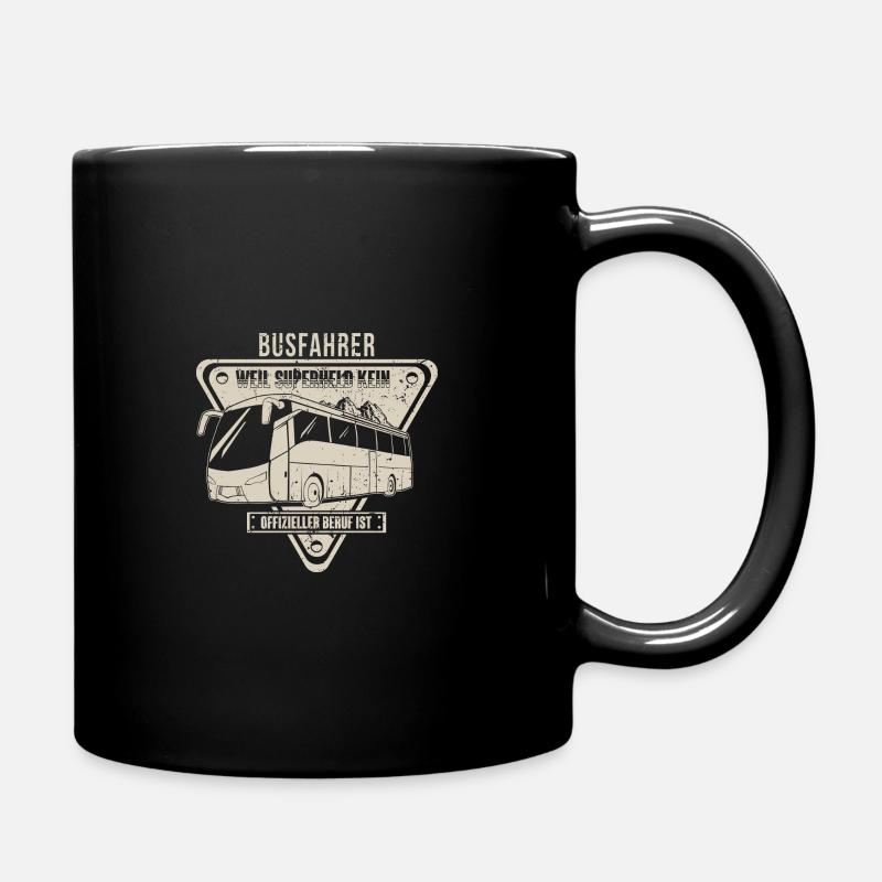 Lustiges Reisebusfahrer Busfahrer Geschenk - Tasse einfarbig - Schwarz