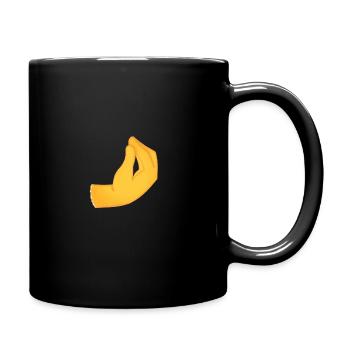 Italian gesture - Full Colour Mug - black - Right