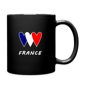 FOOTBALL. SPORT. FRANCE. CHAMPION. BLEU BLANC ROUG - Mug uni - noir - Droite