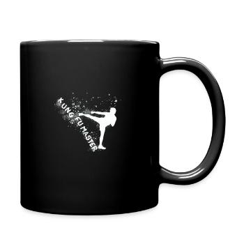 karaté, arts martiaux, blanc, sport, graffiti, kungfu - Mug uni - noir - Droite