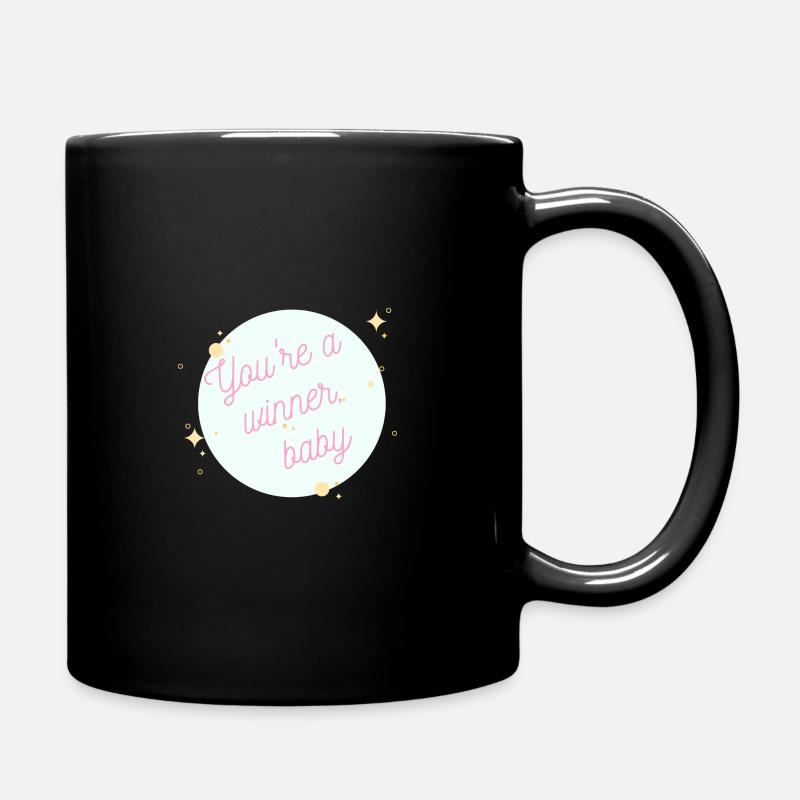 Du bist ein Gewinner-Baby - Tasse einfarbig - Schwarz