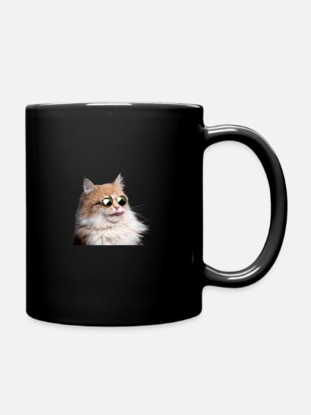 KATZE COOL - Tasse einfarbig - Schwarz