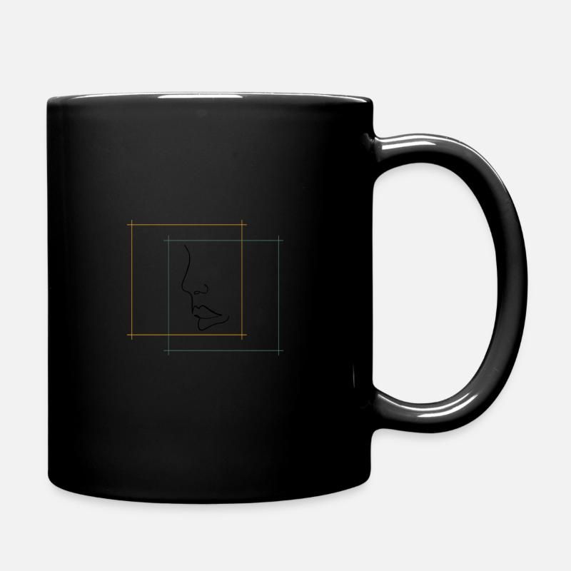 Profil - Tasse einfarbig - Schwarz