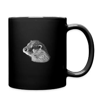 Tête d’étête - Mug uni - noir - Droite