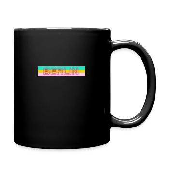 Berlin Bunt - Tasse einfarbig - Schwarz - Rechts