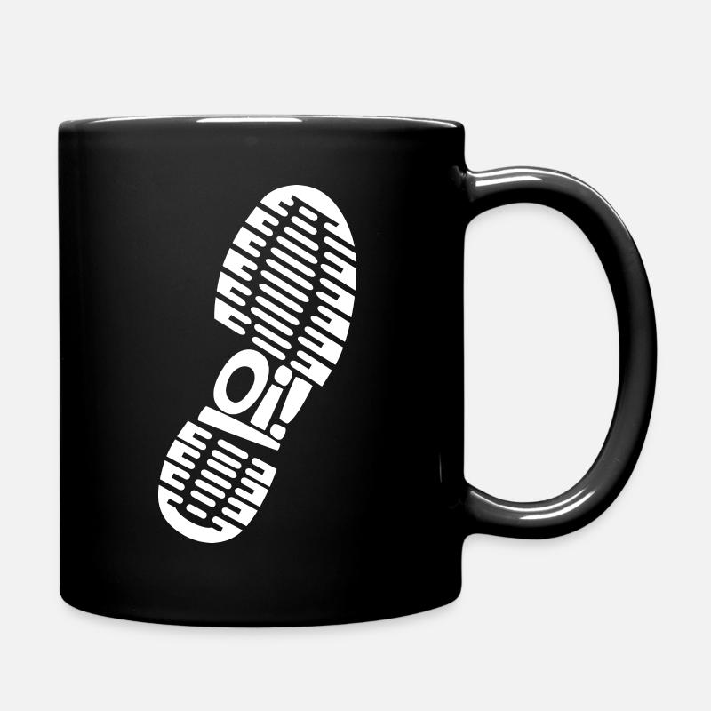 Oi! meine Stiefel! - Tasse einfarbig - Schwarz