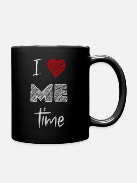l love ME time - Mug uni - noir