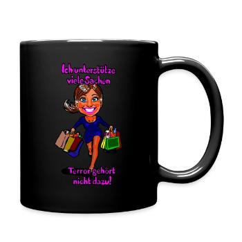 Terror?! No thank you.... - Full Colour Mug - black - Right