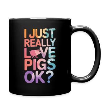 Animal cochon - Mug uni - noir - Droite