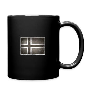 Norwegen - Tasse einfarbig - Schwarz - Rechts