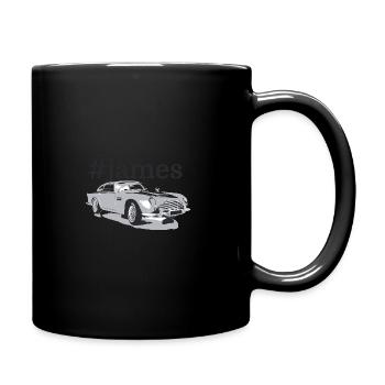 James und Aston - Tasse einfarbig - Schwarz - Rechts