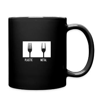 Metal Fans Metalcore Metal-Musiker - Tasse einfarbig - Schwarz - Rechts