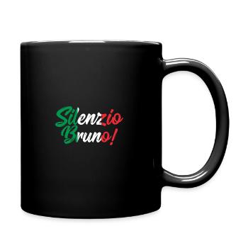 Silenzio Bruno! - Italien - Tasse einfarbig - Schwarz - Rechts