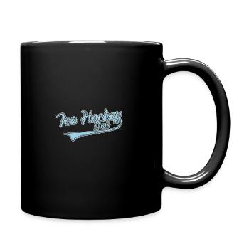 Ice hockey dad for fans and dads - Full Colour Mug - black - Right