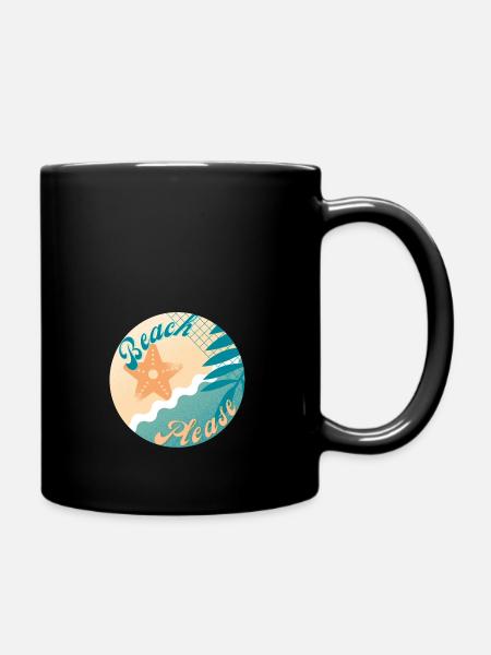 Plage s’il vous plaît - Mug uni - noir