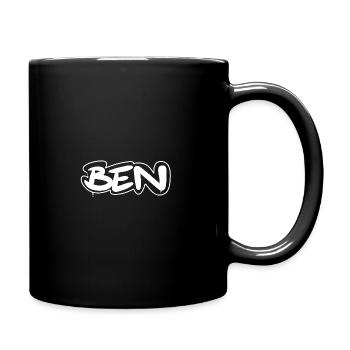 Ben Name - Tasse einfarbig - Schwarz - Rechts