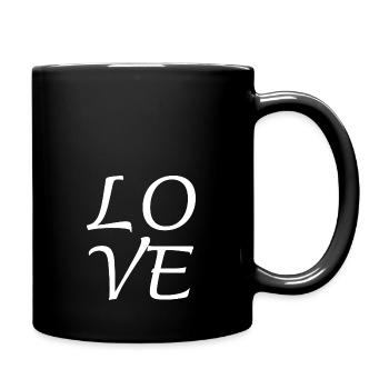 Love Favorite Person - Full Colour Mug - black - Right