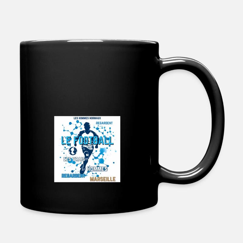 Fußball Marseille Lustige Geschenke - Tasse einfarbig - Schwarz
