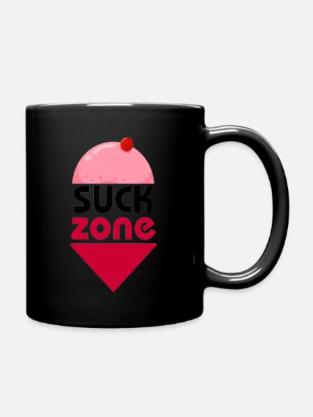 SUCK BEREICH - Tasse einfarbig - Schwarz