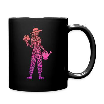 Jardin, Jardinier Amateur, Fleuriste, Femmes, Jardinier - Mug uni - noir - Droite