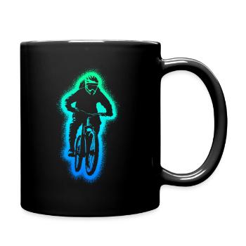 VTT VTT VTT Biker Enfants VTT Garçons - Mug uni - noir - Droite