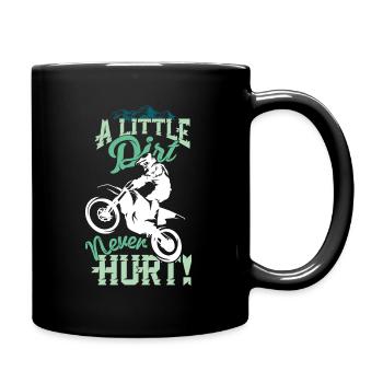 Motocross Dirt Bike cadeau pour les garçons et - Mug uni - noir - Droite