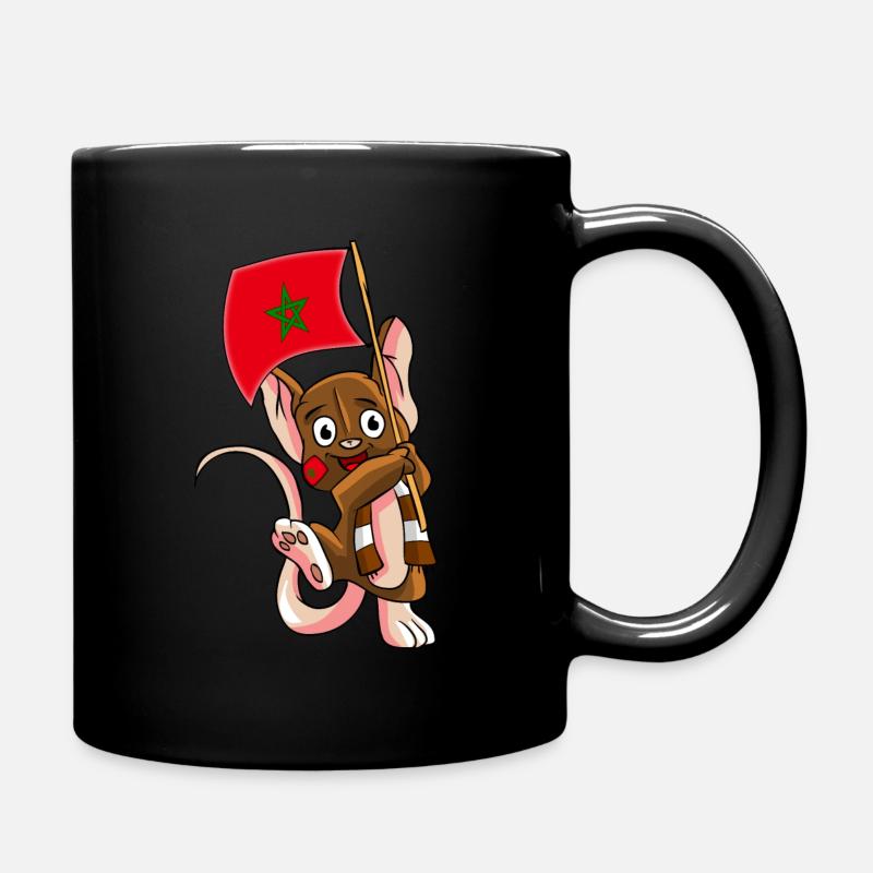 Maroc Fan Souris - Mug uni - noir