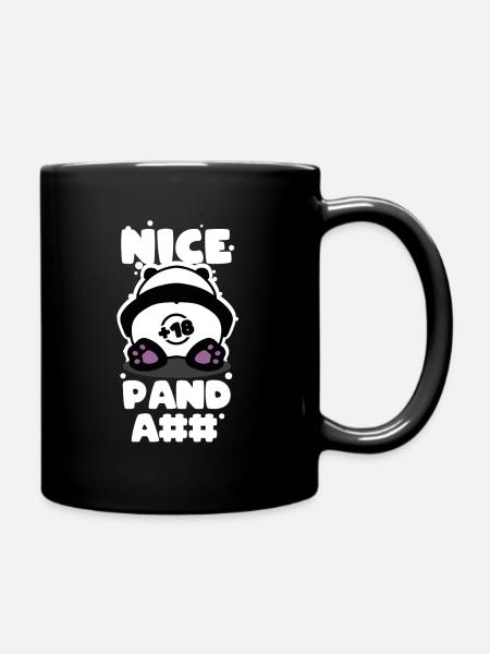 Dirty Panda - Full Colour Mug - black