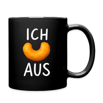 Lustiger Spruch Humor Ich Flip Aus Geschenkidee - Tasse einfarbig - Schwarz - Rechts