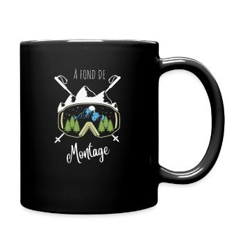 Mordu de Montagne 2 - Mug uni - noir - Droite