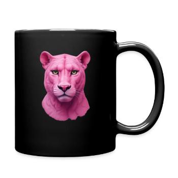 Panther - Tasse einfarbig - Schwarz - Rechts