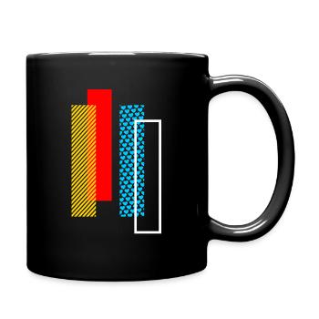 I i Lettre - Mug uni - noir - Droite