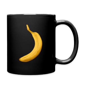 Banana - Full Colour Mug - black - Right