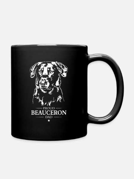 Beauceron Papa Chien Berger de Beauce Chiens Wilsigns - Mug uni - noir