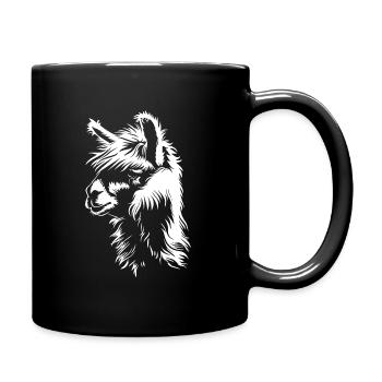 Alpaka - Tasse einfarbig - Schwarz - Rechts